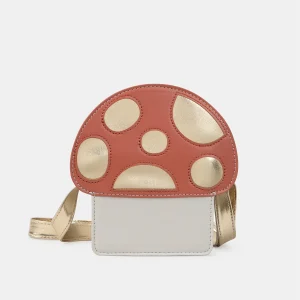 Sac champignon tricolore à bandoulière Fille
