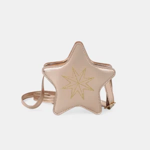 Sac étoile doré à bandoulière Fille