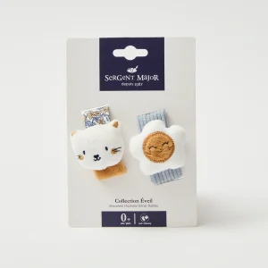 2 hochets chat ou fleur