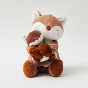 2 peluches loutre marron