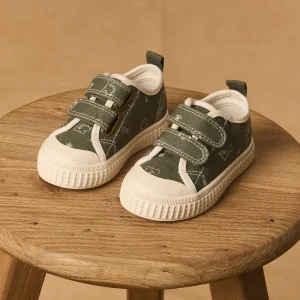 Basket en toile imprimé dinosaure