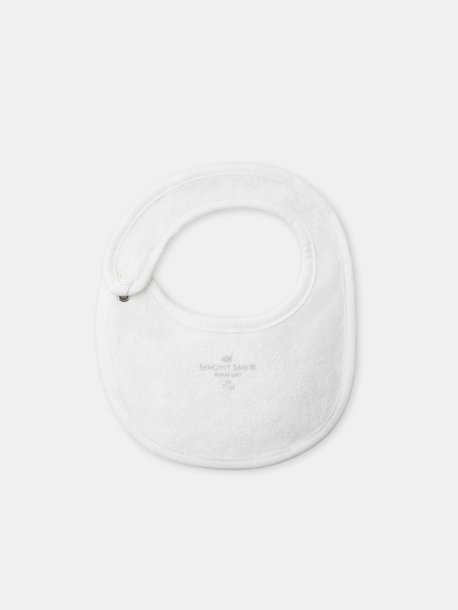 Lot de 3 bavoirs écrus imprimé escargots ou feuillages Naissance Mixte – Image 9