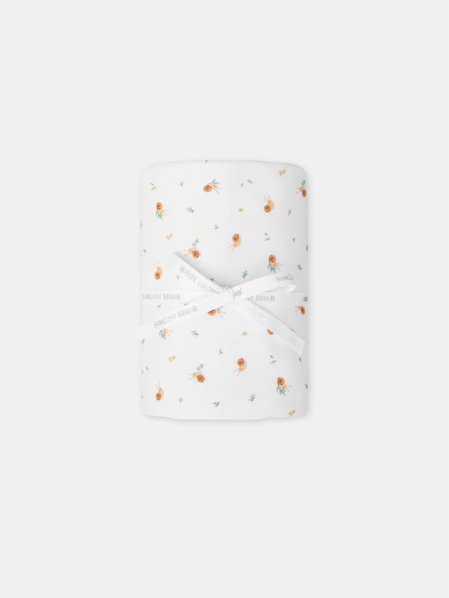Couverture écrue imprimé escargot Naissance Mixte – Image 2
