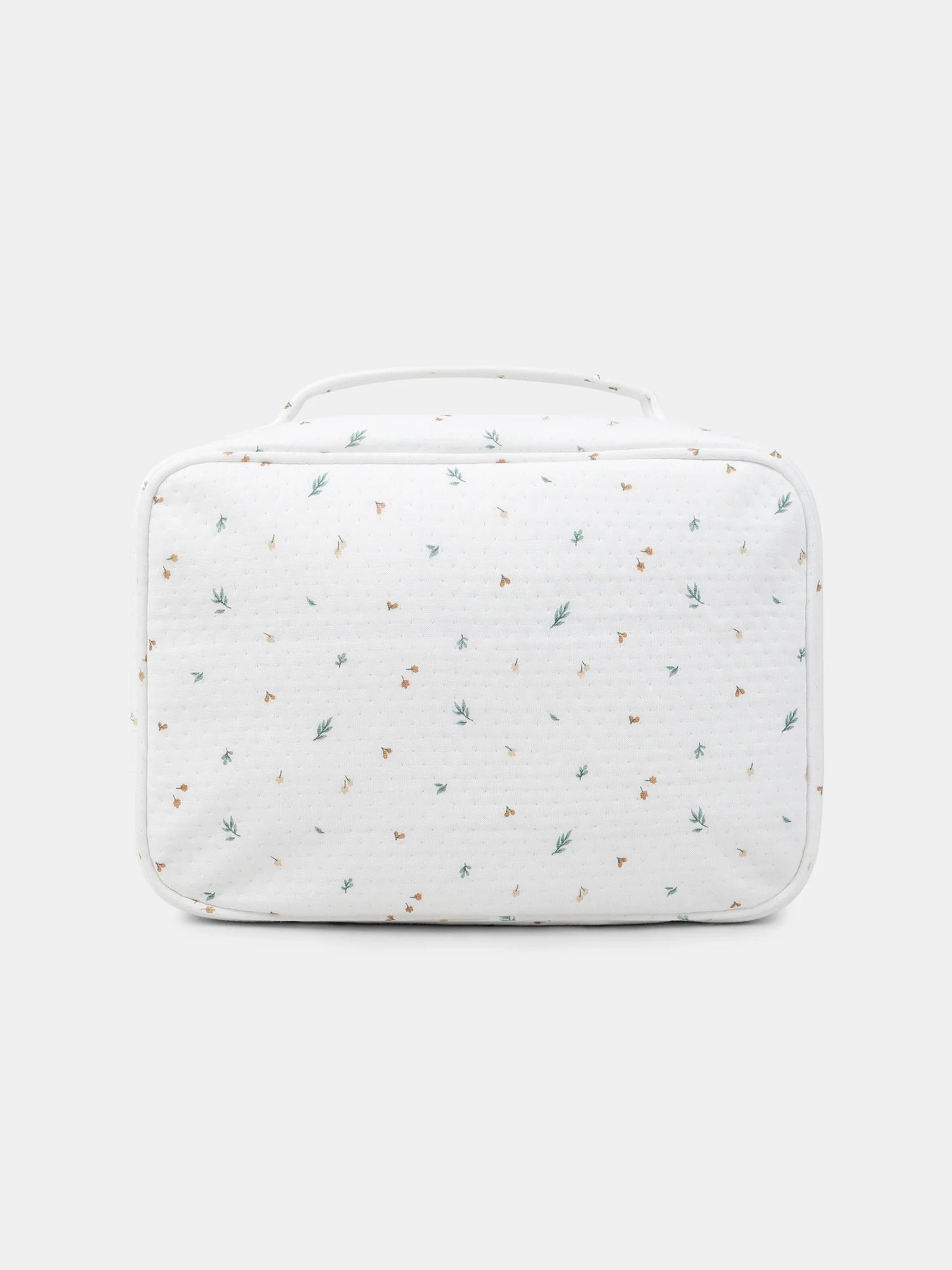 Valise écru imprimé feuillages Naissance Mixte – Image 5