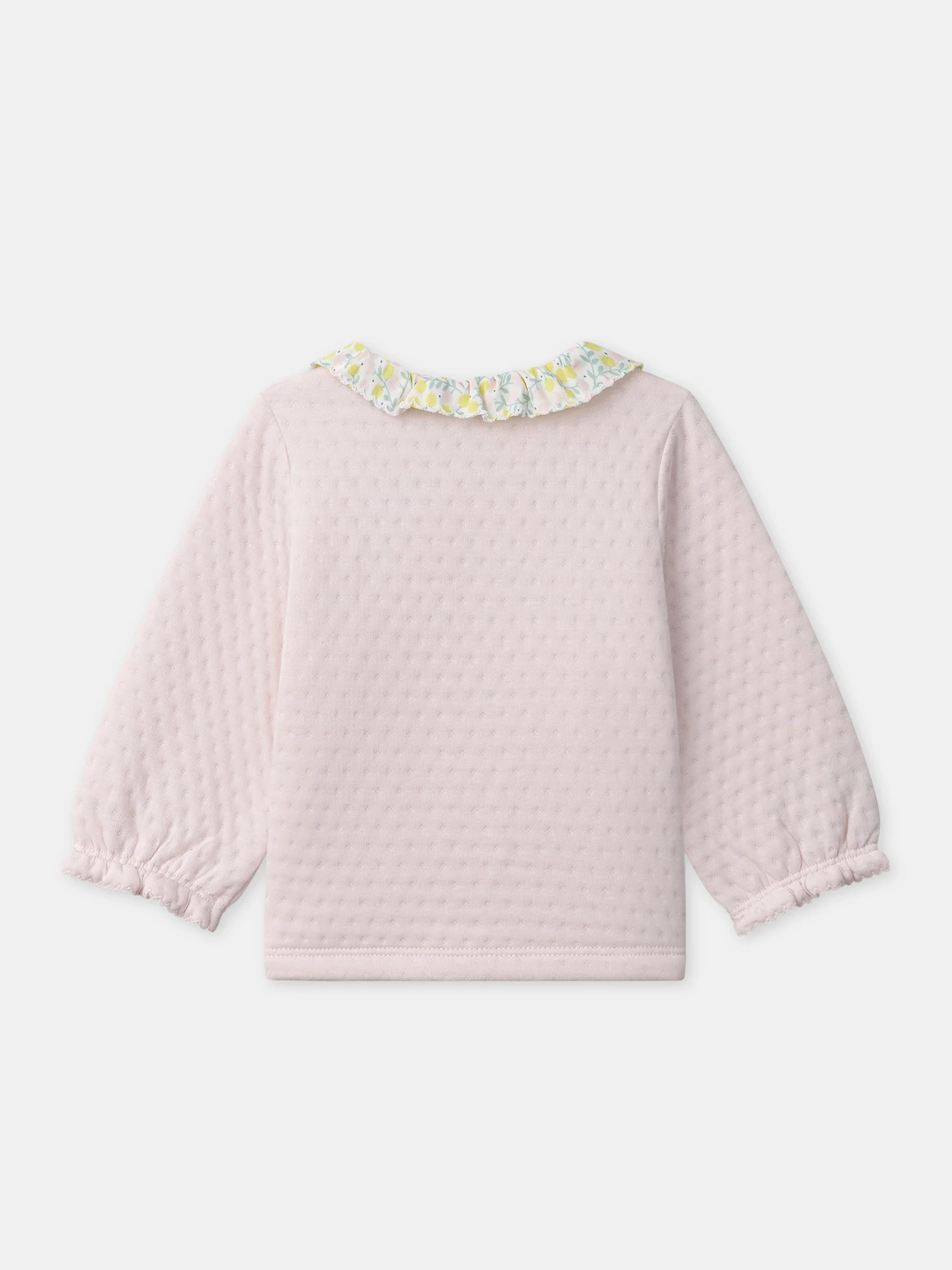 Ensemble haut + pantalon rose + doudou Naissance Fille – Image 9