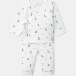 Ensemble haut + pantalon imprimé ânes Naissance Garçon