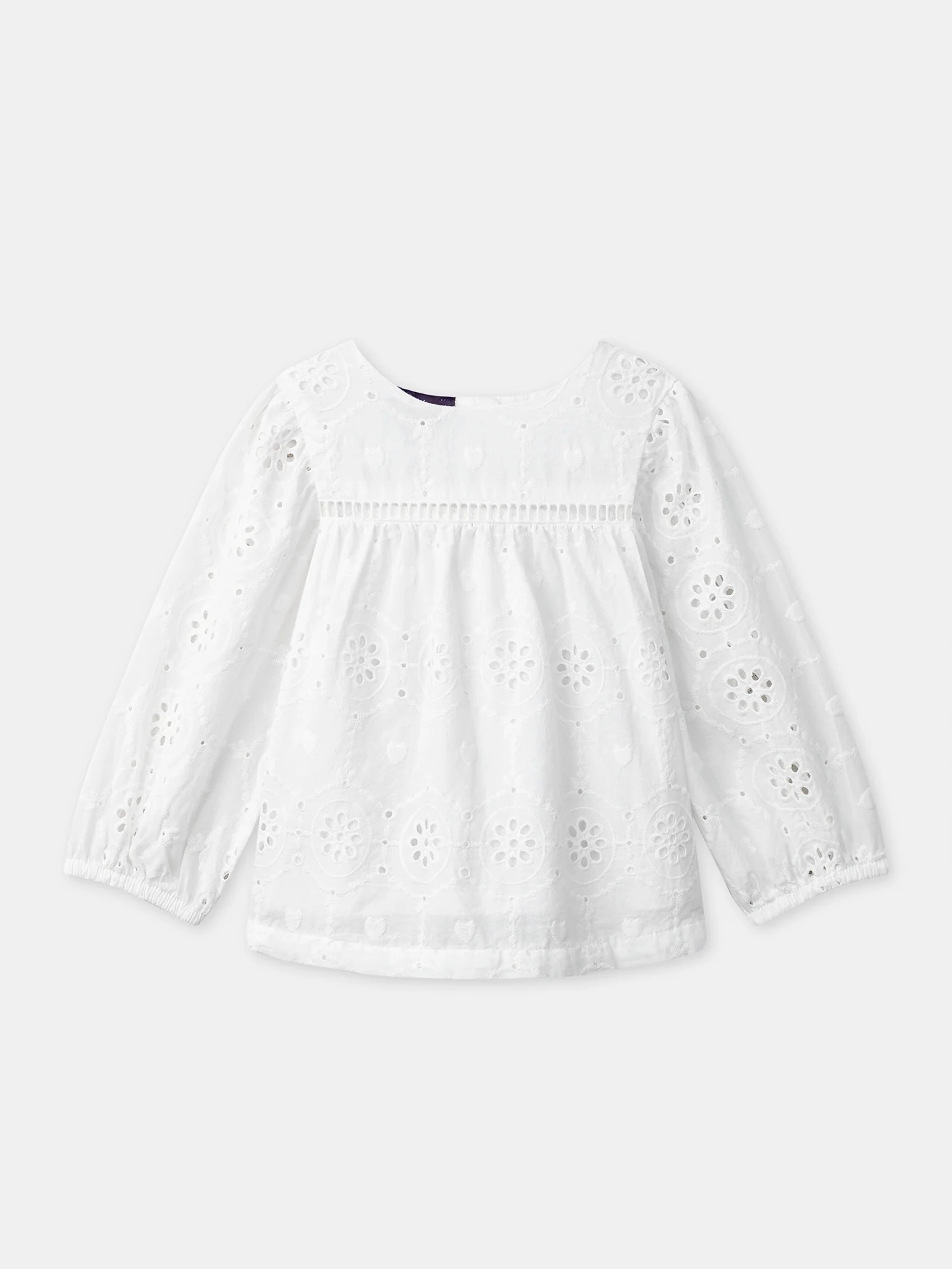 Blouse écrue brodée Bébé Fille – Image 2