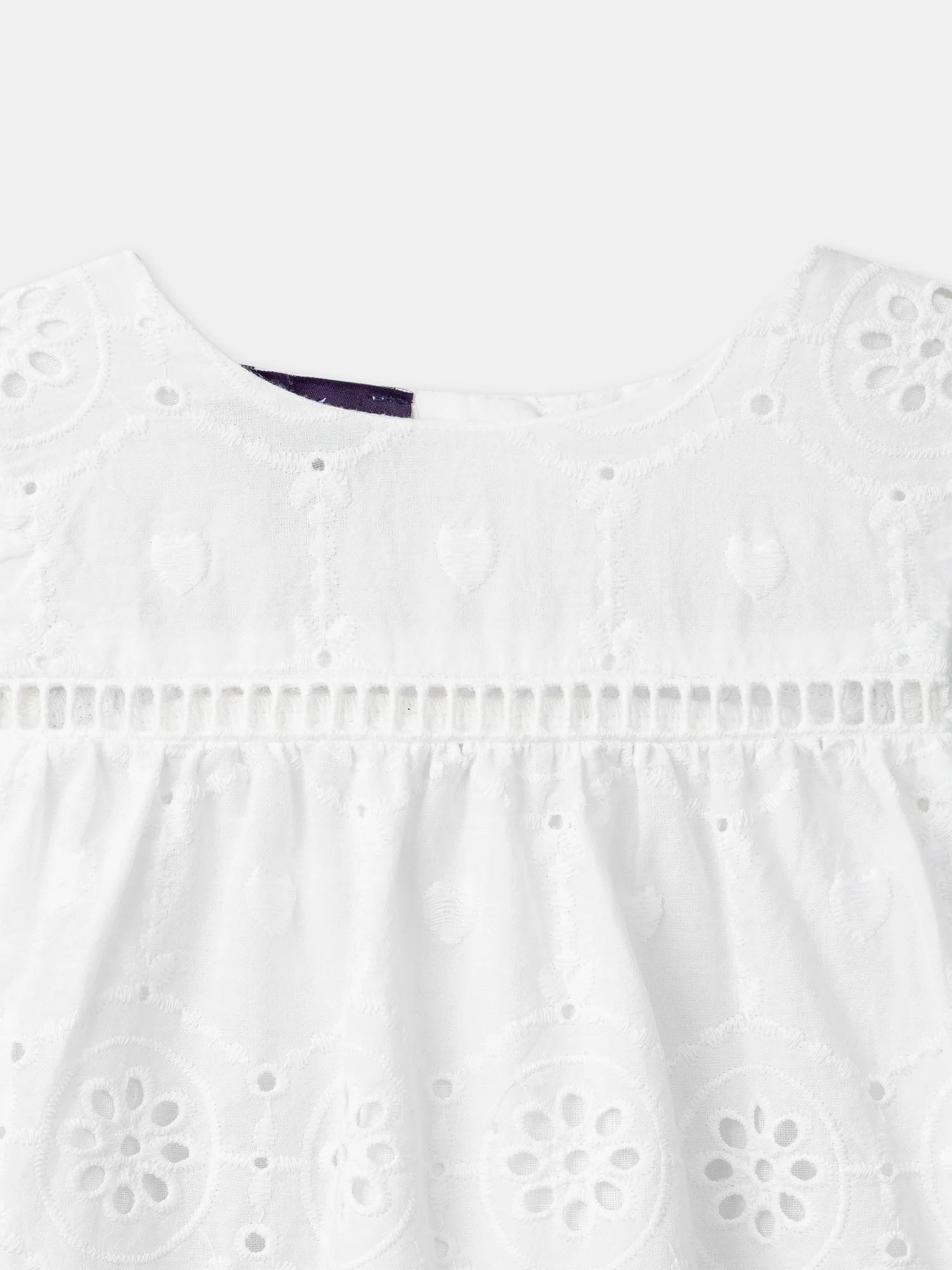 Blouse écrue brodée Bébé Fille – Image 7
