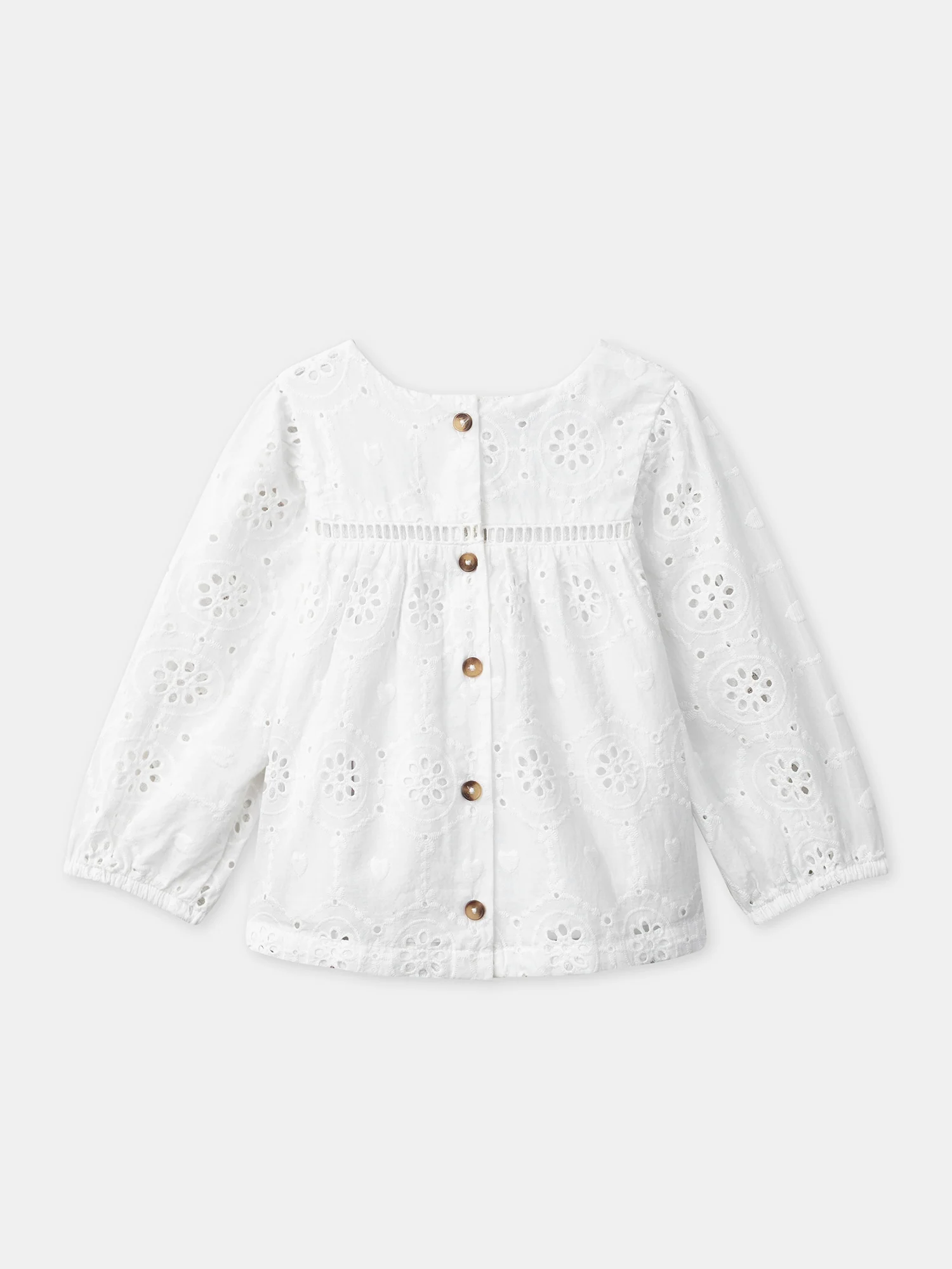 Blouse écrue brodée Bébé Fille – Image 8