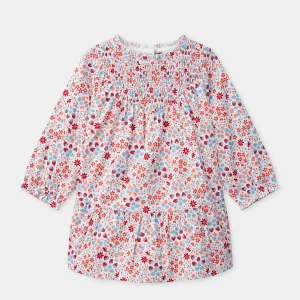 Robe imprimée fleuri et fraises Bébé Fille