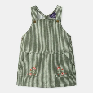 Chasuble à rayures vertes Bébé Fille