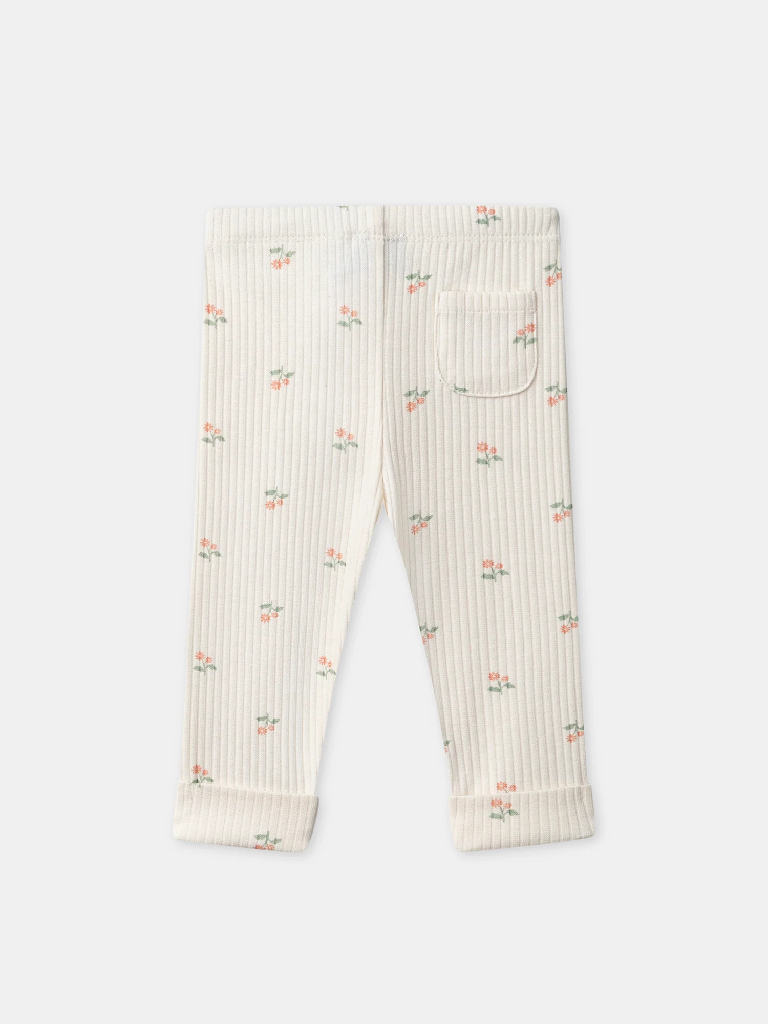 Legging écru imprimé fleuri Bébé Fille – Image 5