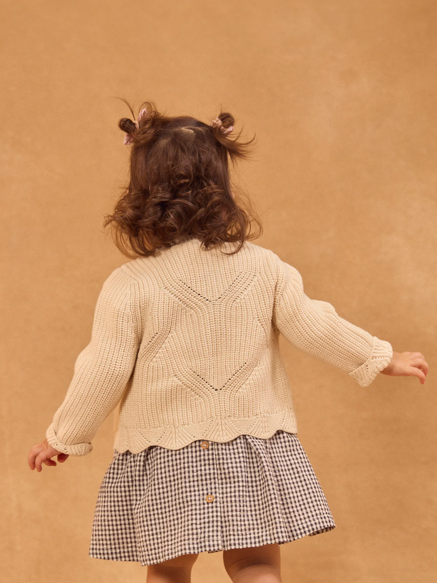 Cardigan beige Bébé Fille – Image 5
