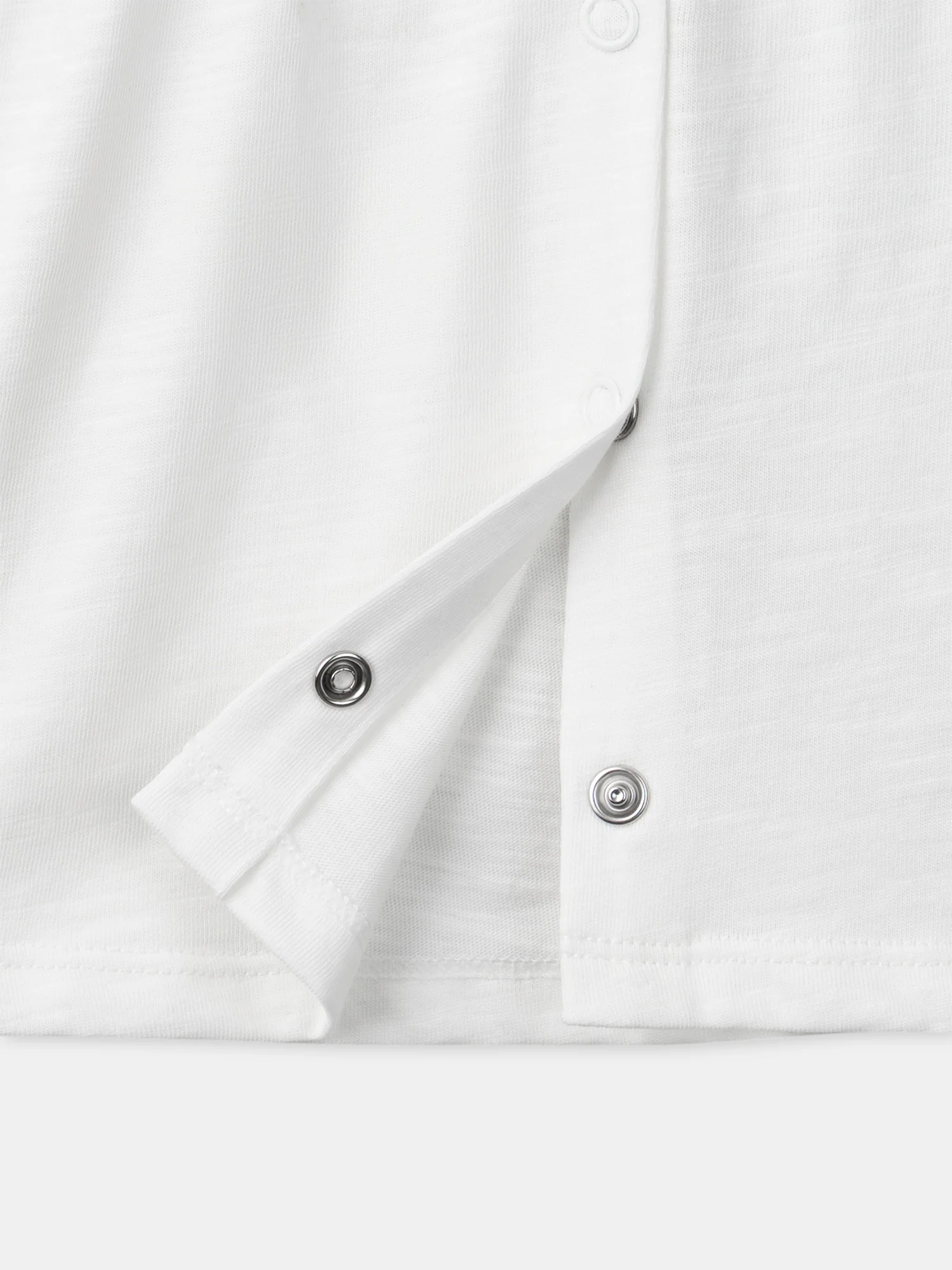 T-shirt écru à broderies fleurs Bébé Fille – Image 4