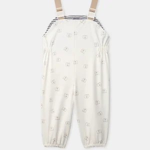 Pantalon de pluie écru imprimé ours Bébé Garçon