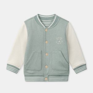 Teddy réversible vert ou à rayures Bébé Garçon