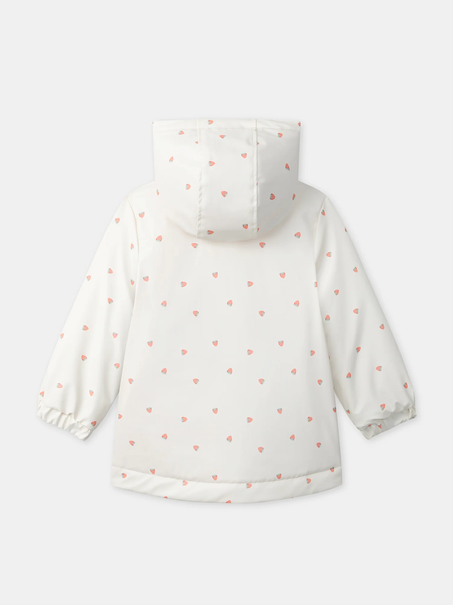 Imperméable écru imprimé fraises Fille – Image 9