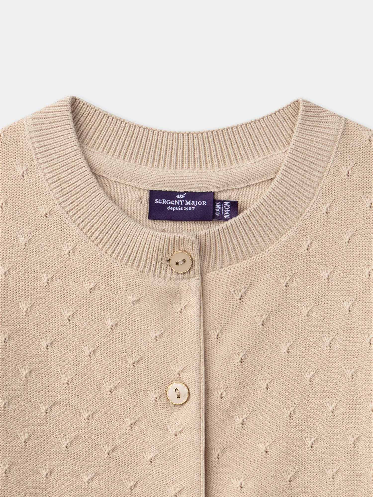 Gilet beige Fille – Image 6