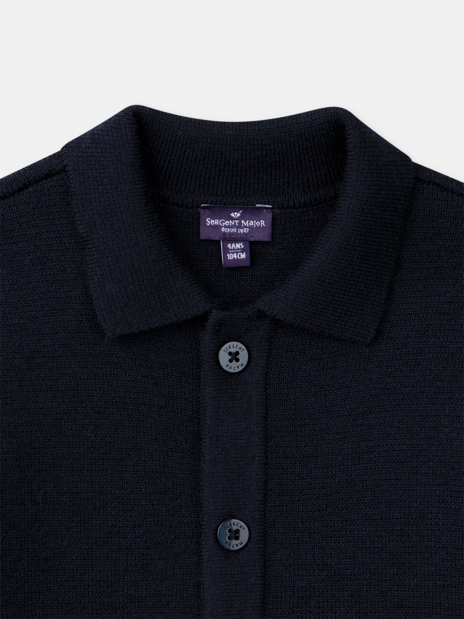 Cardigan bleu marine Fille – Image 6