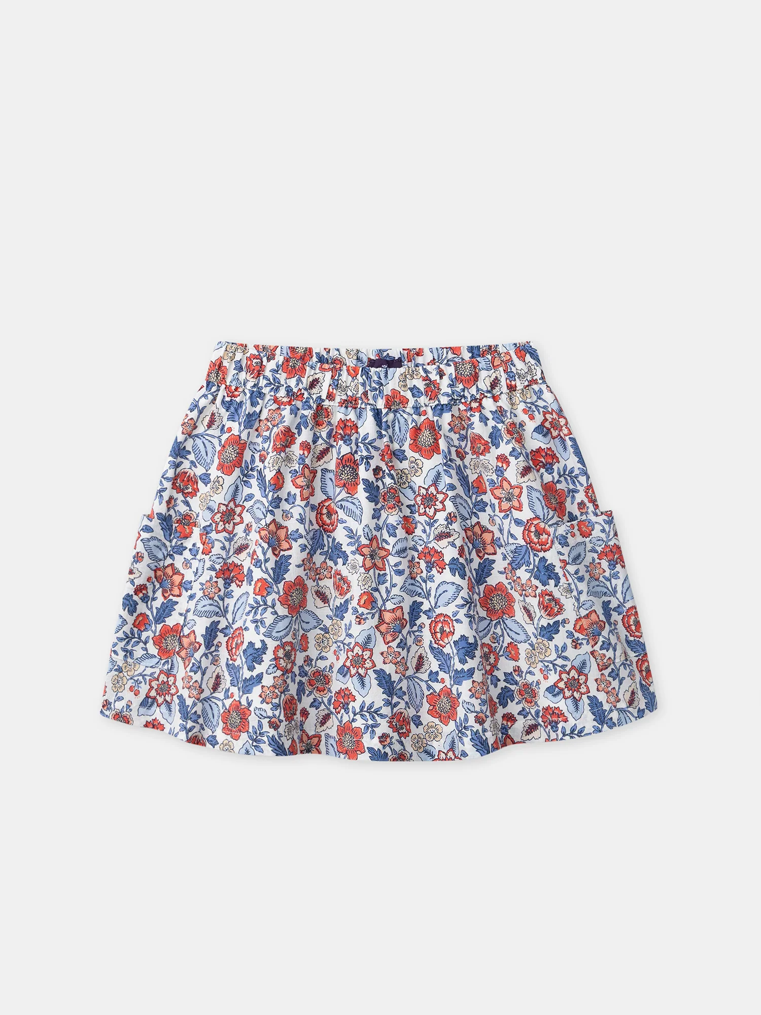 Jupe imprimé fleuri Fille