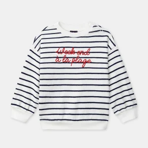 Sweat marinière Fille