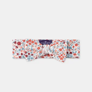 Bandeau imprimé fleuri et fraises Bébé Fille
