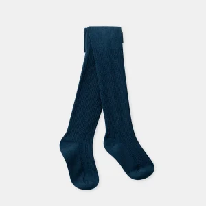 Collant bleu marine Bébé Fille