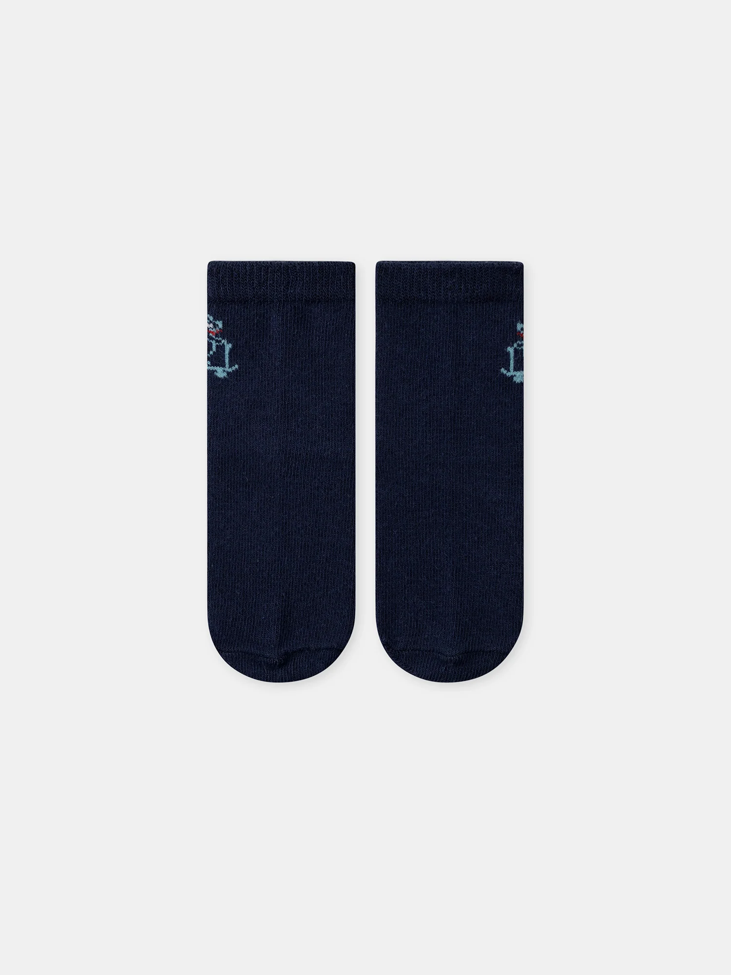Chaussettes bleues marines motif chien Bébé Garçon – Image 3