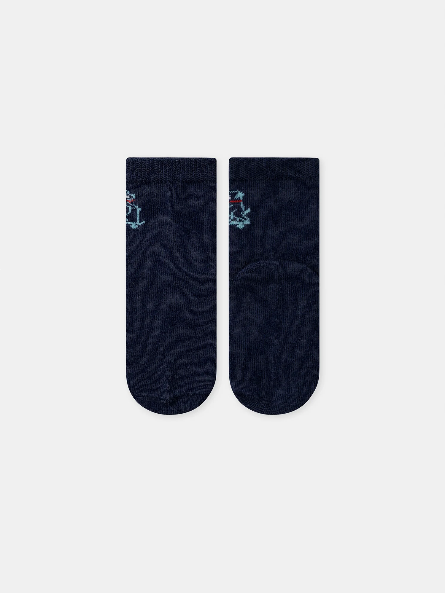 Chaussettes bleues marines motif chien Bébé Garçon – Image 4