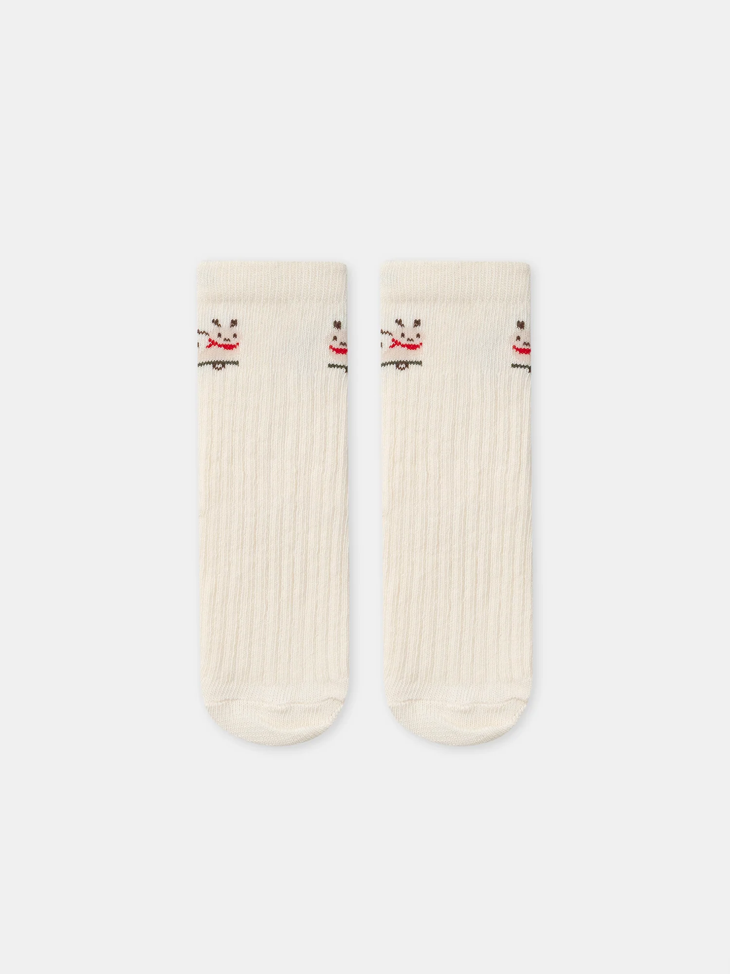 Lot de 2 paires de chaussettes écru ou à rayures Bébé Garçon – Image 4