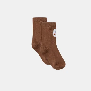 Chaussettes marrons singe Bébé Garçon