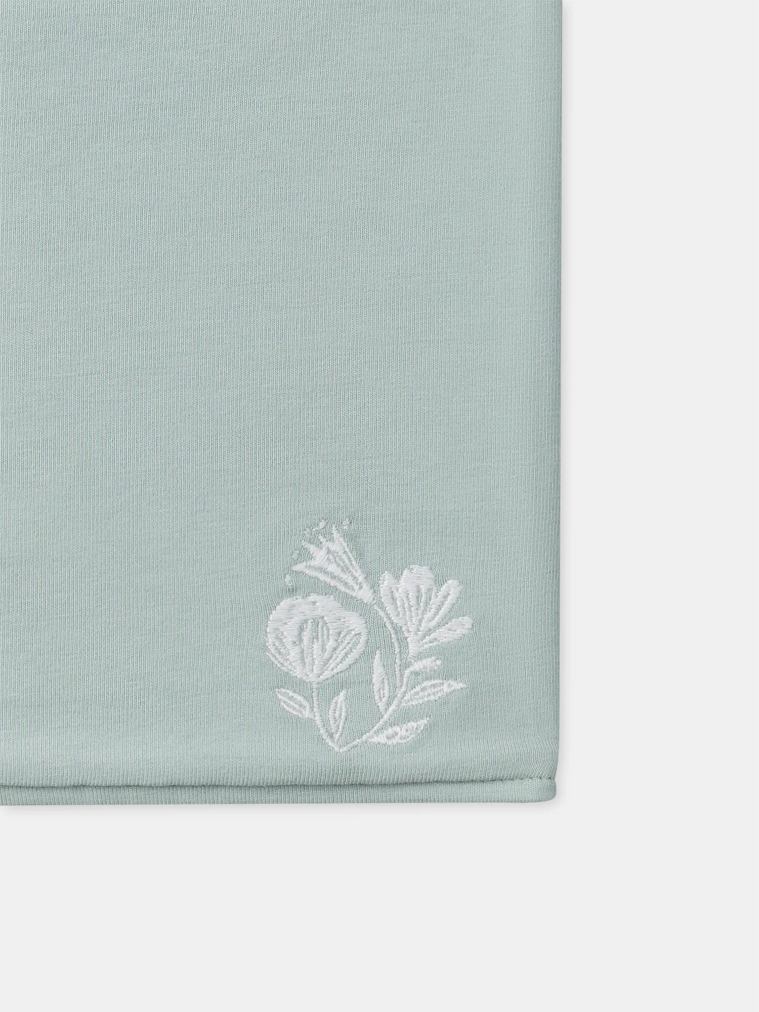 Écharpe réversible vert ou imprimé fleuri Fille – Image 4