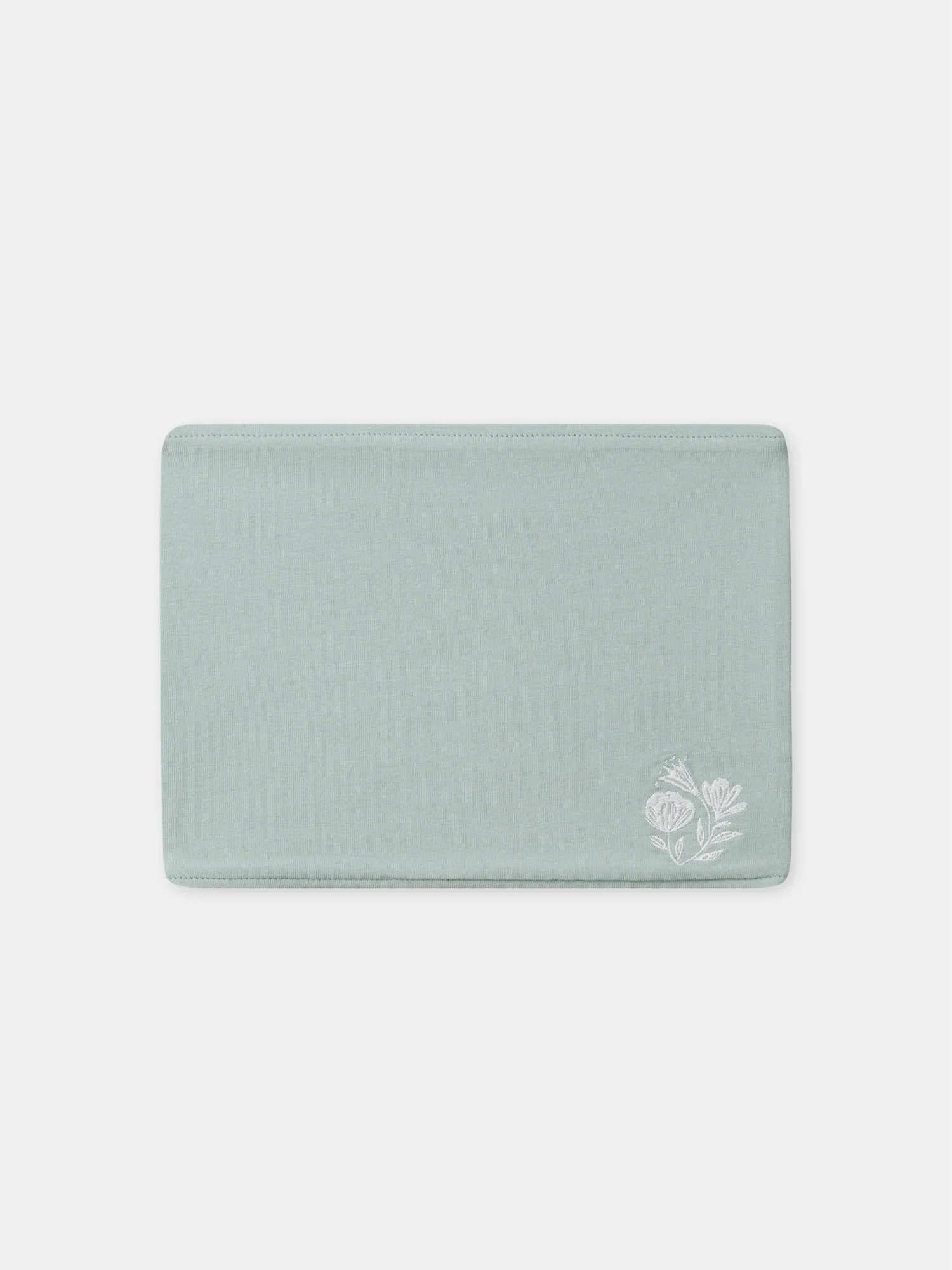 Écharpe réversible vert ou imprimé fleuri Fille