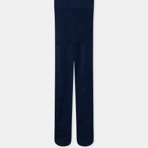 Collant bleu marine Fille