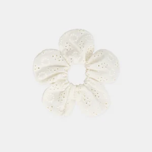 Chouchou tissu brodé Fille