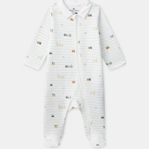 Grenouillère à rayures Bébé Garçon