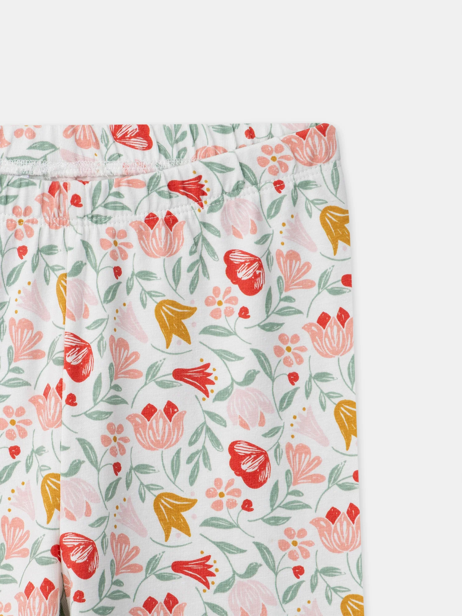 Chemise de nuit corail imprimé bouquet Fille – Image 7