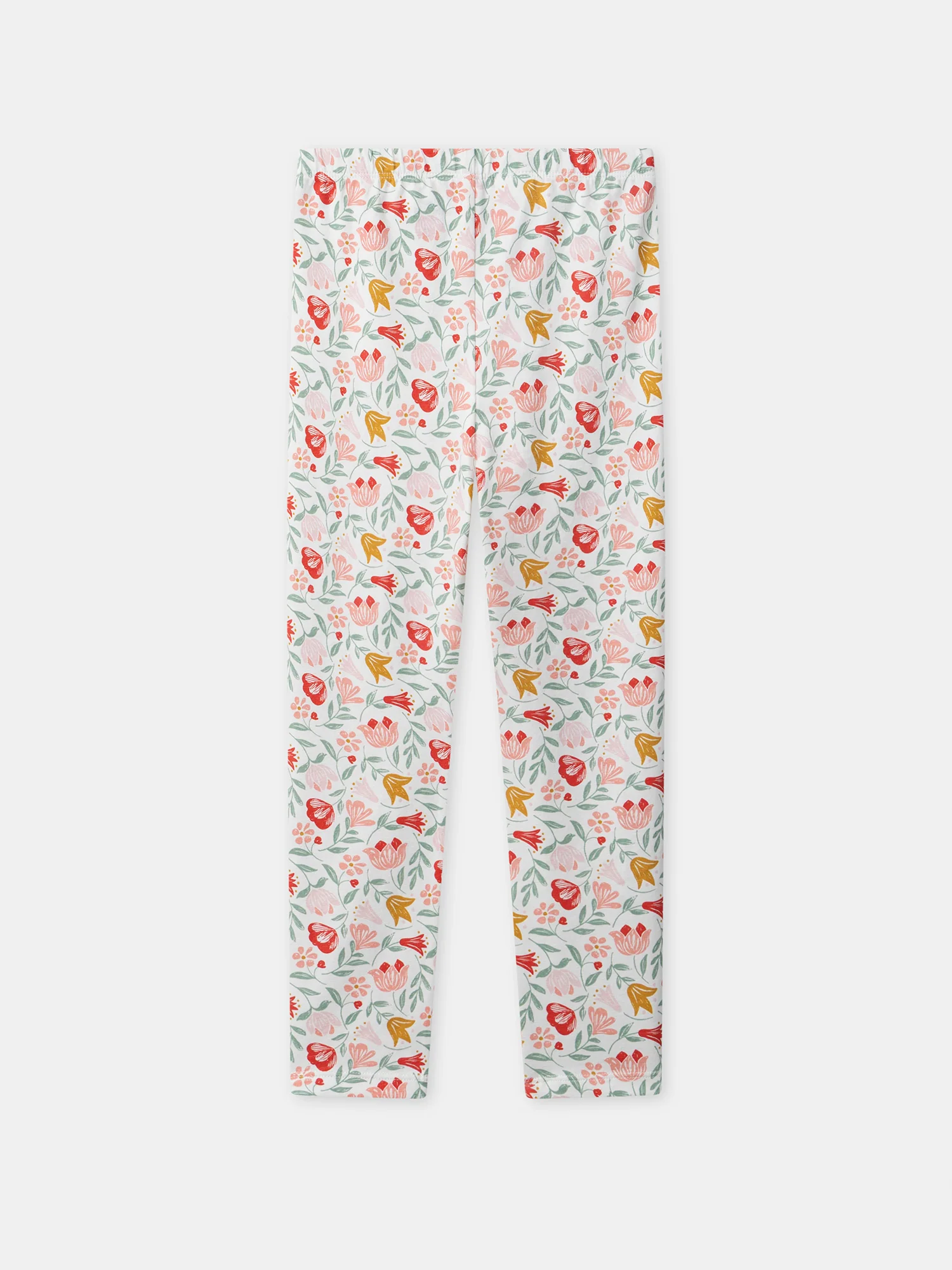 Chemise de nuit corail imprimé bouquet Fille – Image 8