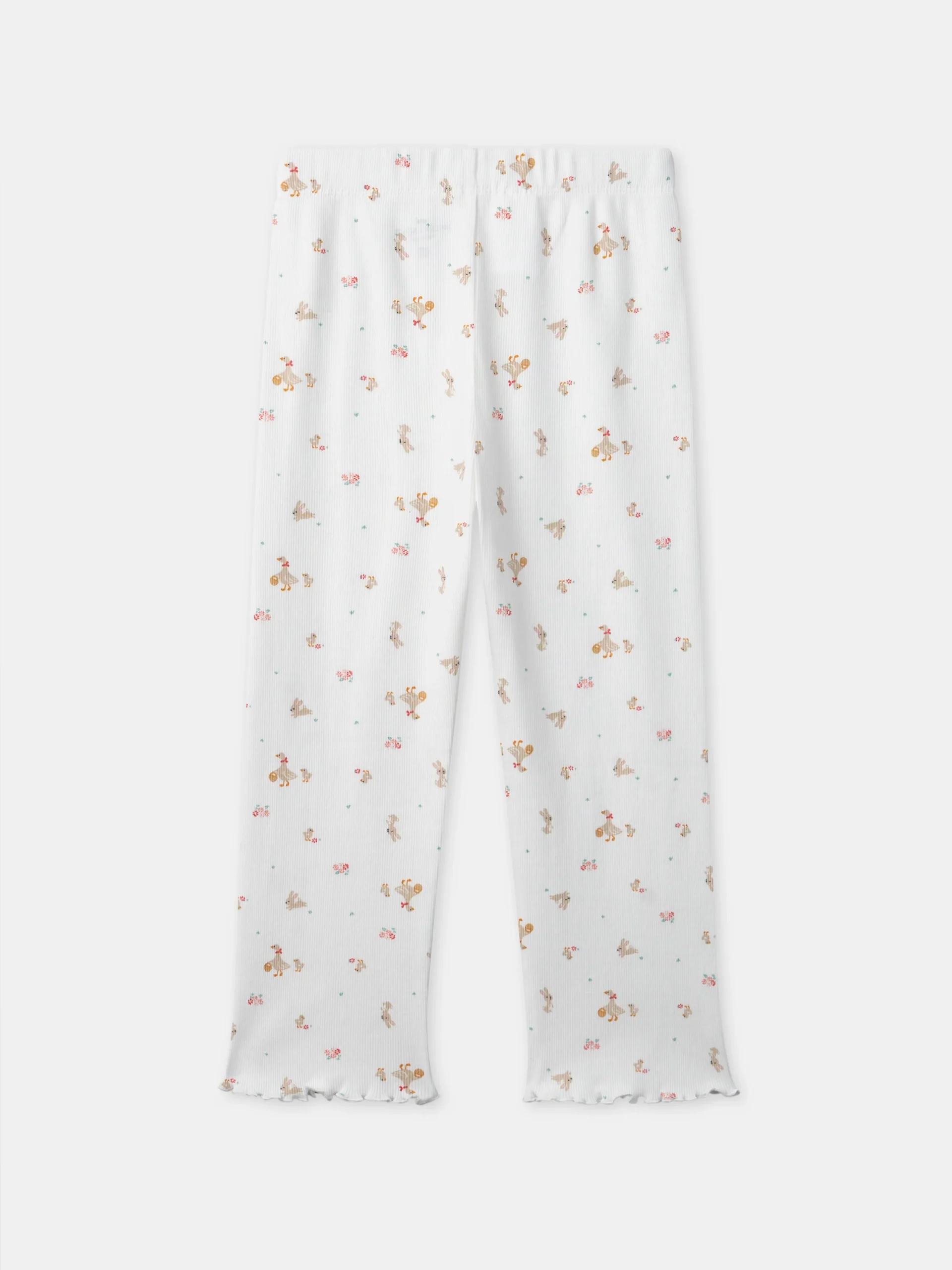 Pyjama écru imprimé animaux Fille – Image 8