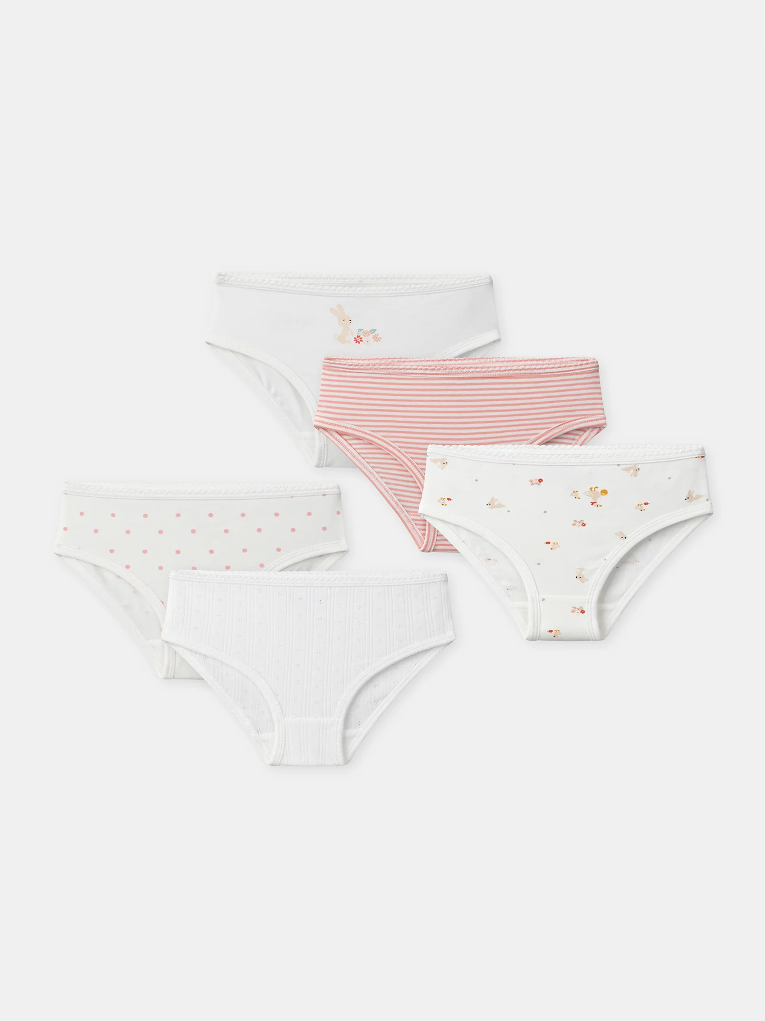 Lot de 5 culottes Fille