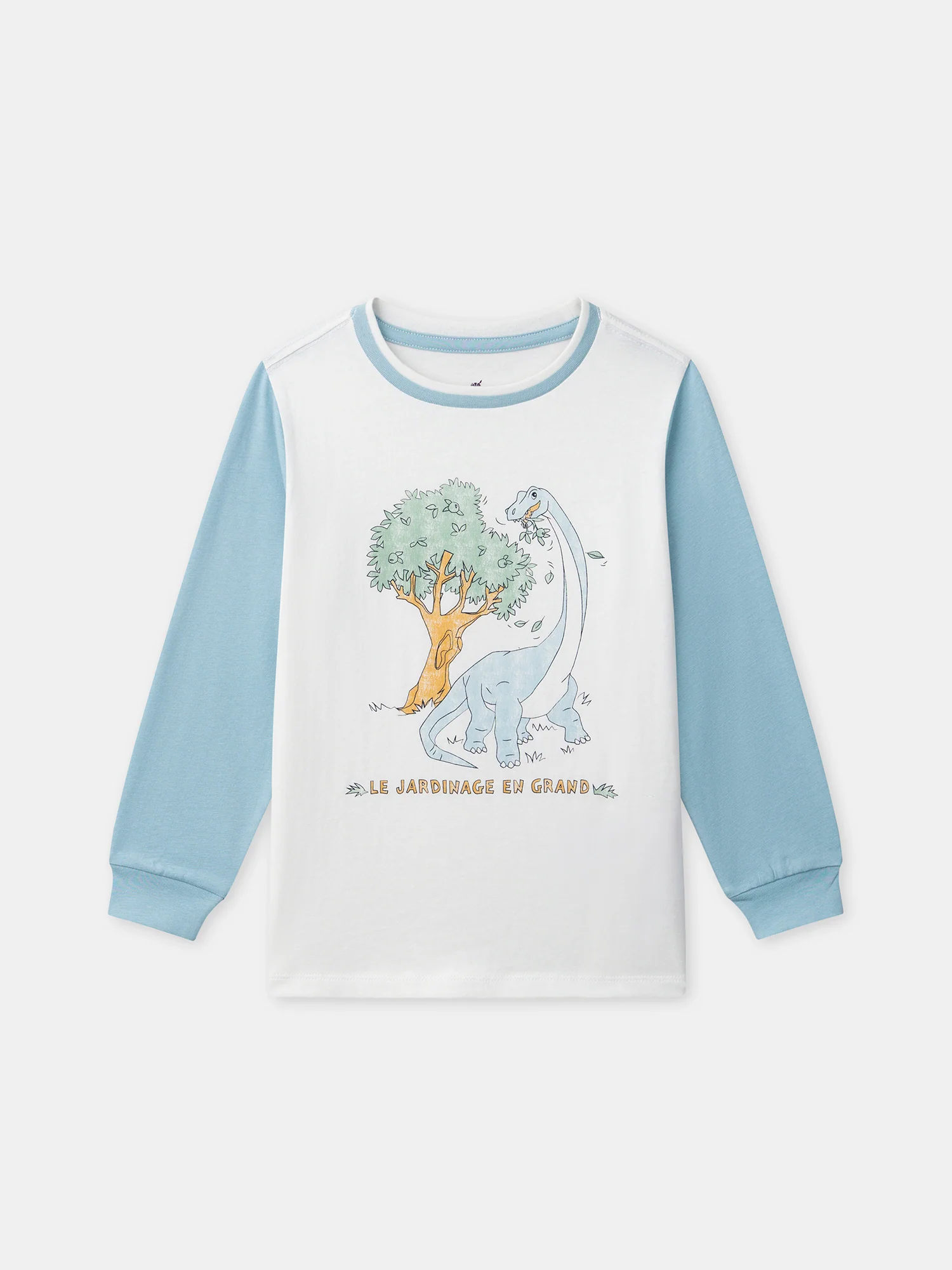 Pyjama bleu imprimé dinosaure Garçon – Image 5