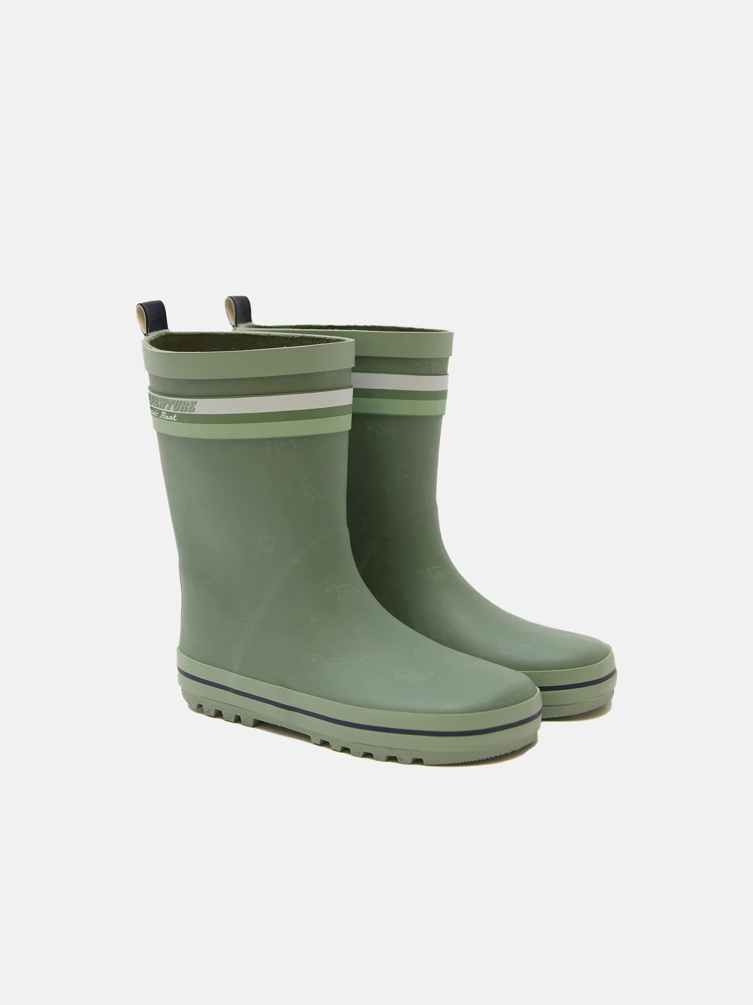Bottes de pluie vertes imprimée dinosaures Garçon – Image 2