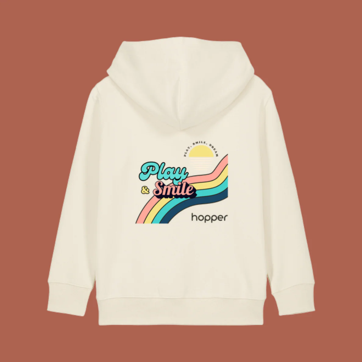 Sweat à capuche enfant bio ★ SMILE