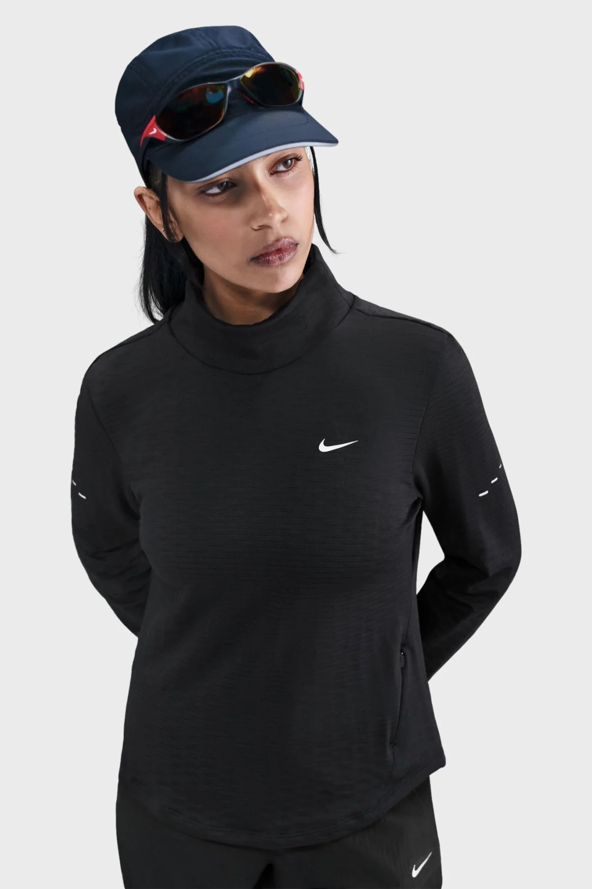NIKE W - Nike Swift Women's Therma-FIT Roll Neck Running Top – Image 4