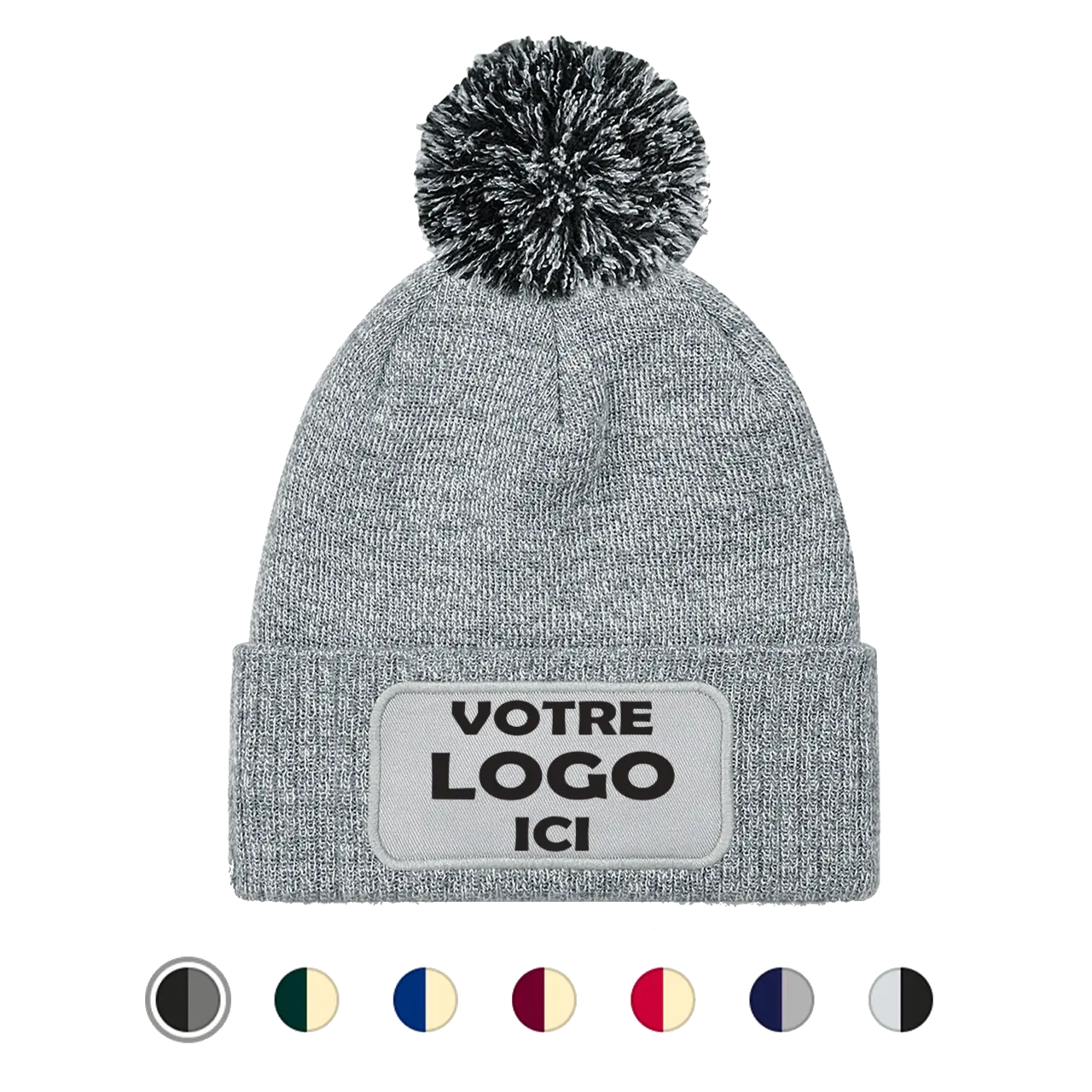 Bonnet pompon personnalisé homme femme – Image 2