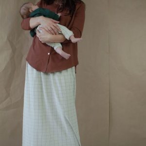 Jupe MARGOT carreaux gris