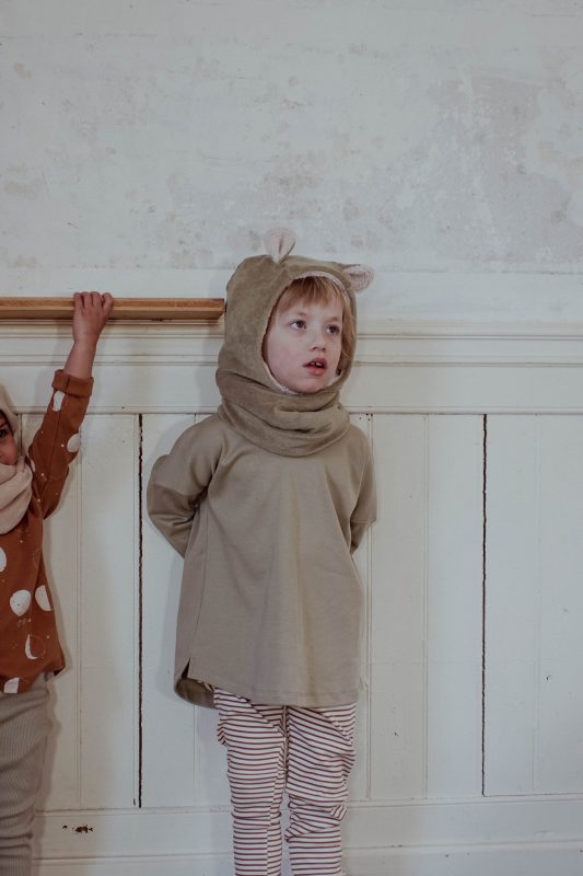 cagoule à oreilles THEOPHILE kaki – Image 5