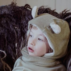 cagoule à oreilles THEOPHILE kaki