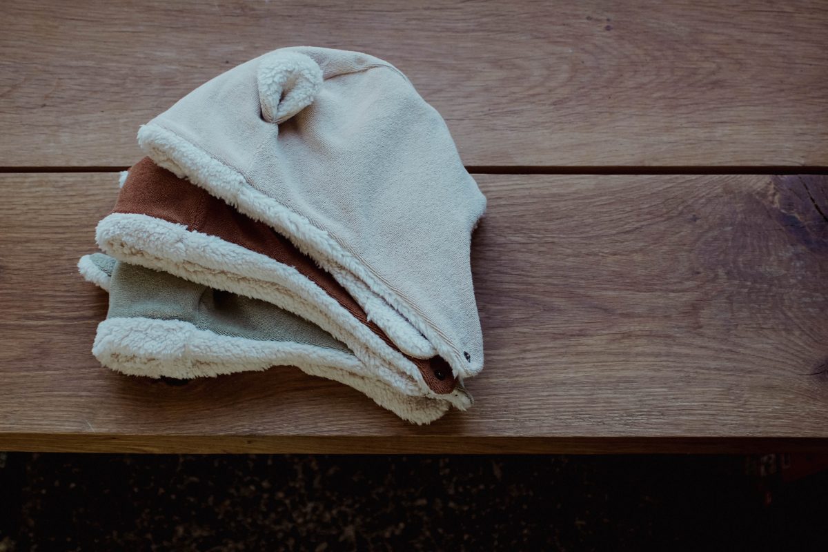 bonnet à oreilles LELIO kaki – Image 5