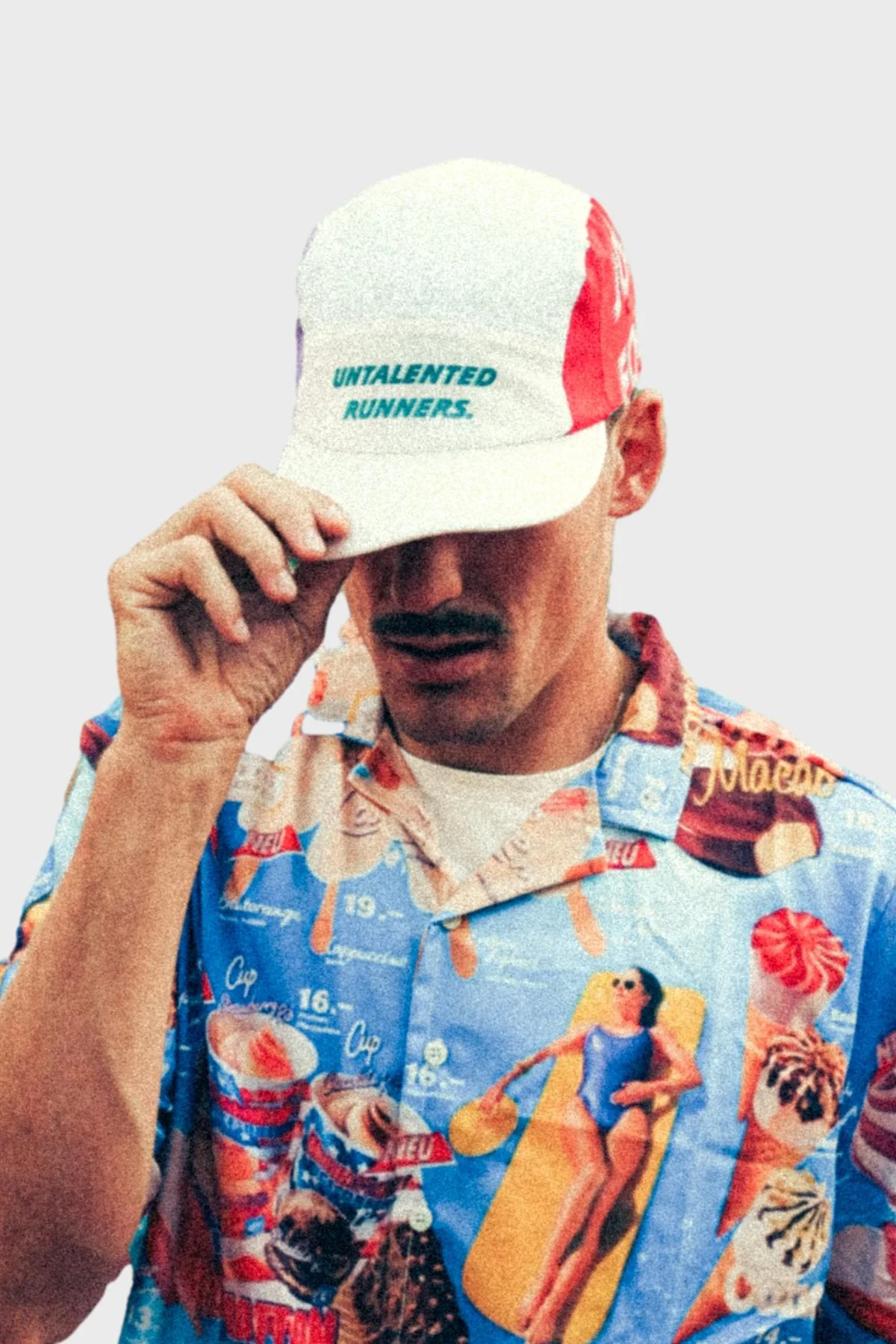 JOLIE FOULÉE x BUFF - Panel GO Cap White – Image 5